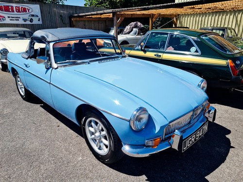 1974 MGB ROADSTER in IRIS BLUE For Sale