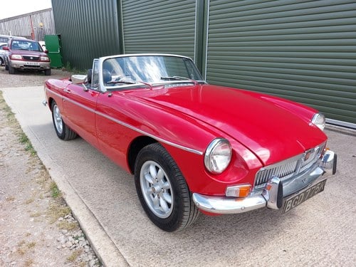1971 MGB Roadster in good condition, ideal first classic SOLD