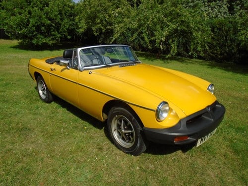 1978 MGB Roadster with Overdrive SOLD