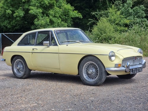 MG C GT, 1969, Primrose Yellow For Sale
