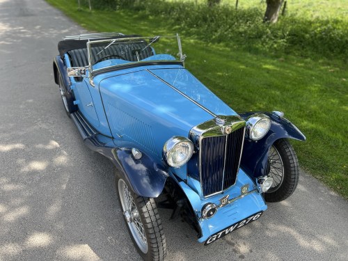 1938 MG TA – extensive restoration For Sale