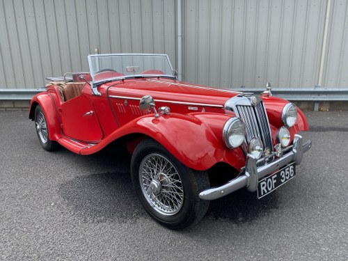 1955 MG TF 1500 WITH A HUGE HISTORY FILE SOLD