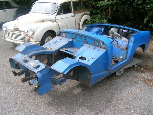 1965 MG Midget Shell with V5 document and parts In vendita