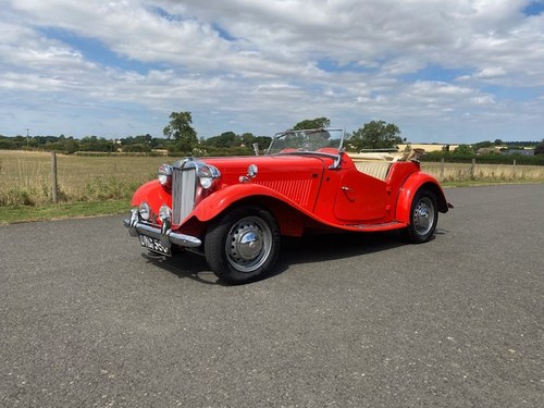 1952 MG TD 1250 cc in red SOLD