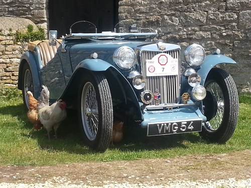 1949 MG TC in Clipper Blue For Sale