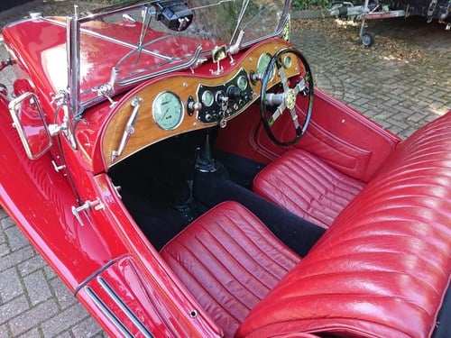 1947 Mg tc supercharged with five speed gear box SOLD