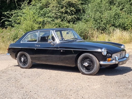 MG B GT, 1968, Black, Wire wheels À venda