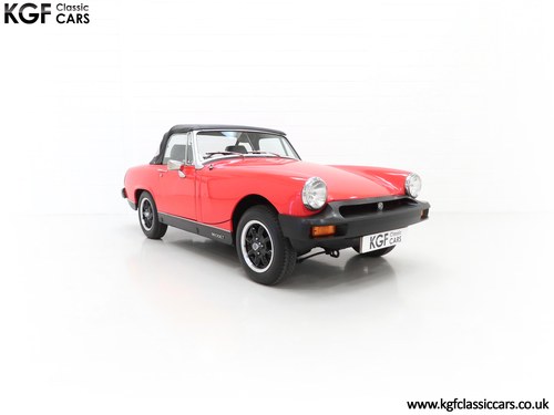 1980 A Marvellous Late Registered MG Midget in Beautiful Conditio SOLD