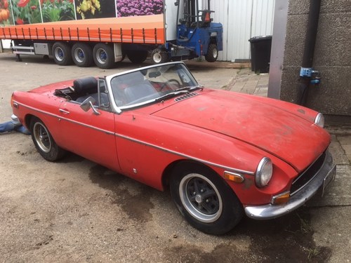 1972 MG B 4 cyl. 1800cc "to restore" For Sale