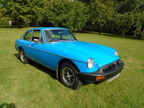 1979 MGB GT with Overdrive SOLD