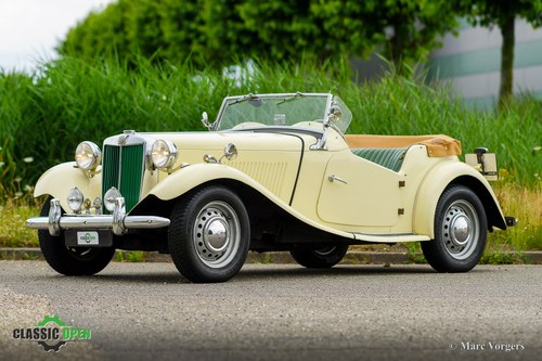 1950 Very nice MG TD in Ivory White (LHD) In vendita