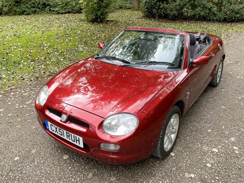 2001 MGF For Sale by Auction