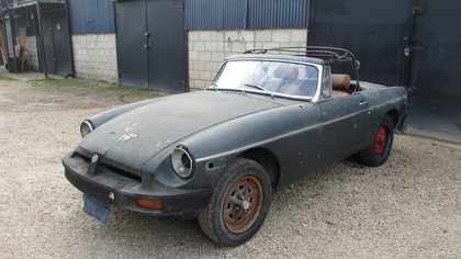 MGB Roadster 1976 LHD Dry Stored Since 1988 Project Car