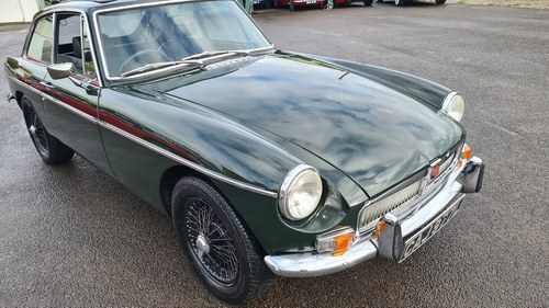 1973 MGB GT in BRG, Full sunroof For Sale