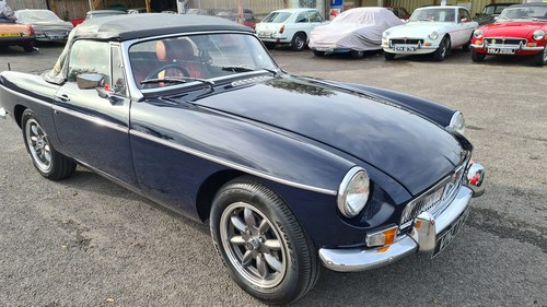 1970 MGB Roadster, detailed restoration in midnight blue SOLD