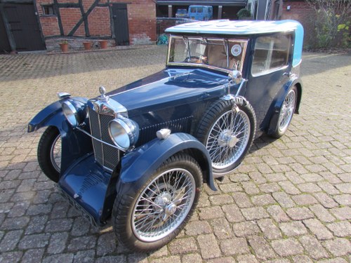1932 The sole surviving MG 'D' Salonette In vendita