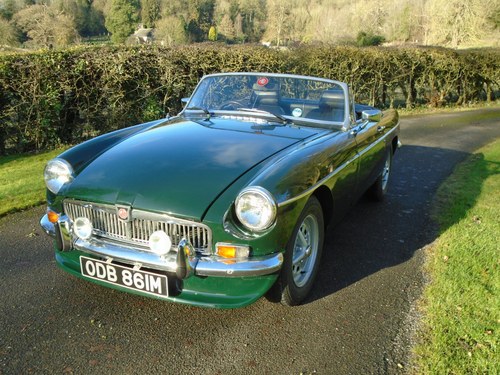 1974 MGB Roadster with Overdrive SOLD