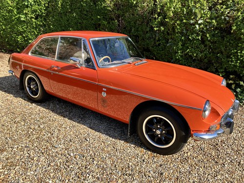 1972 MG B Gt overdrive. For Sale