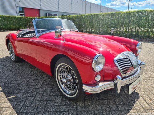 MG A 1500 roadster red 1957 SOLD