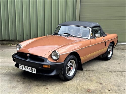 1981 MGB LE ROADSTER - FOR AUCTION 11TH MARCH In vendita all'asta