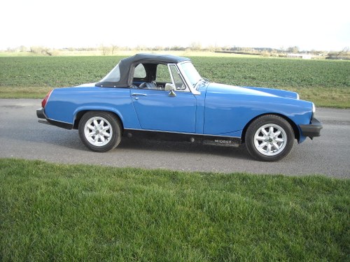 1975 MG MIDGET 1500 IN STUNNING ALL ROUND CONDITION SOLD