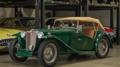 1949 MG TC Convertible Matching #'s Roadster in BRG!