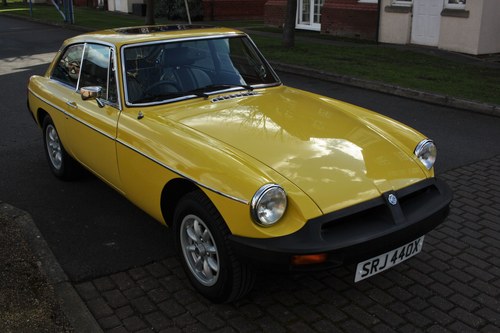 1980 MGB GT - 2 Owners, 37,000 miles! Snapdragon Yellow MGBGT BGT SOLD