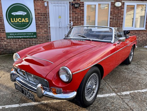 1969 MGC 3.0 Roadster with Overdrive - 3 Month Warranty VENDUTO