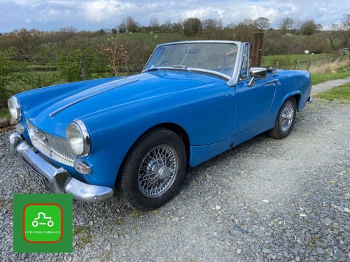 MG MIDGET 1966 CHROME BUMPER PROPER BRITSH SPORT CAR SEE VID SOLD