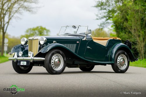 1953 Excellent MG TD in dark green (LHD) For Sale
