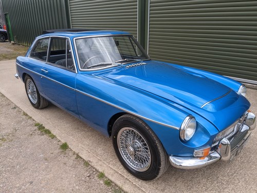 1969 MG MGC GT CWW, overdrive, stunning in rare Riviera Blue SOLD