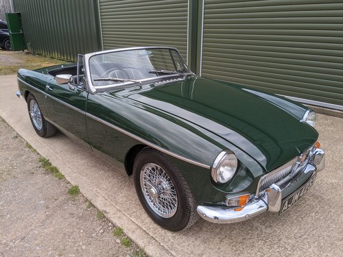 1963 MG MGB Roadster BRG CWW Overdrive, lovely car, good his VERKAUFT
