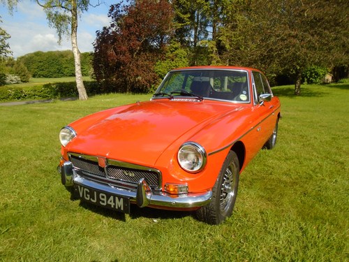 1974 MGB GT V8 with Overdrive SOLD