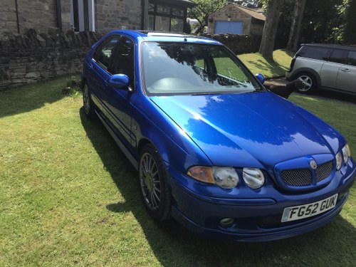 MG ZS 180 2002 52 PLATE