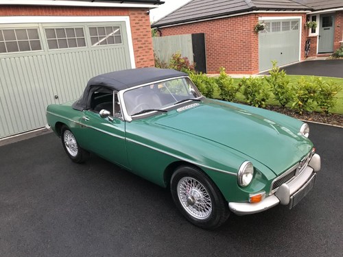 MGB Roadster, 1964, Pull Handle Model, Wire Wheels, Overdriv