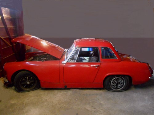Red MG Midget Sports '71 Chrome bumpers MOT Tax ULEZ exempt