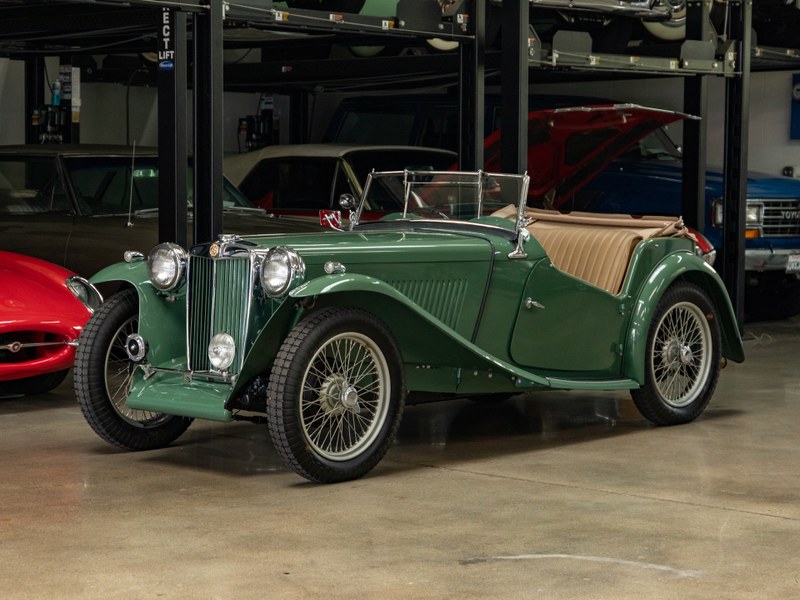 1948 MG TC Roadster Matching #'s Show Condition