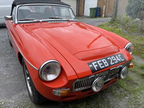 1978 MGB Roadster 1.8 Twin Carb Modified Sebring kit.