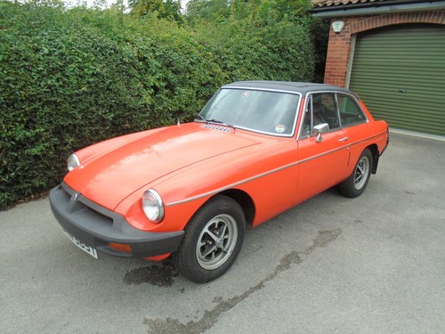 1978 MGB GT with Overdrive VENDUTO