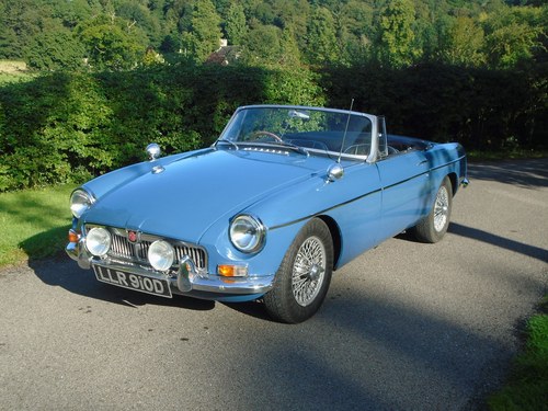 1966 MGB Roadster with Overdrive SOLD