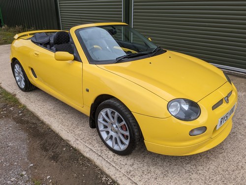 2001 MG MGF Trophy 160 very low mileage, lovely SOLD