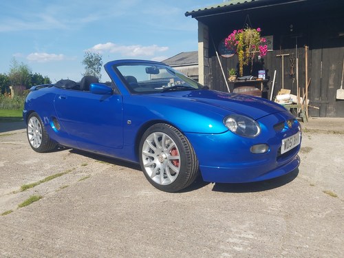 2001 Rare MGF Trophy 160 one owner low mileage SOLD