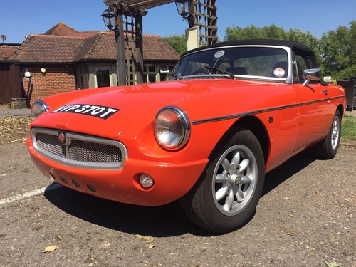 1978 MG B Roadster