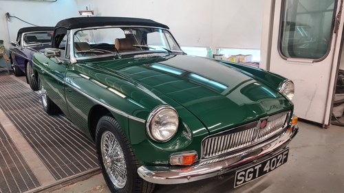 1970 MGB in Racing Green, Specialist rebuild SOLD