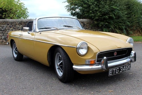1972 MGB Roadster With Overdrive SUPERB Condition SOLD