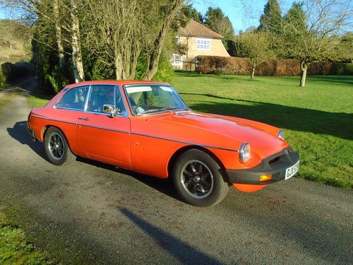 1980 MGB GT with Overdrive SOLD