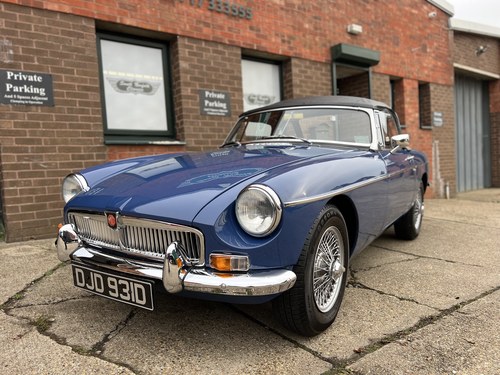 1966 MGB Roadster, wire wheels, overdrive VENDIDO
