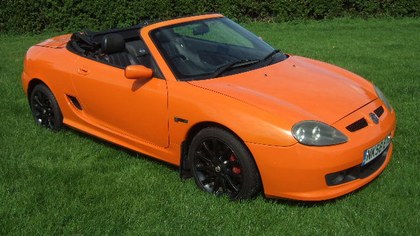 2008 MG TF LE500 in Vibrant Orange with Black leather