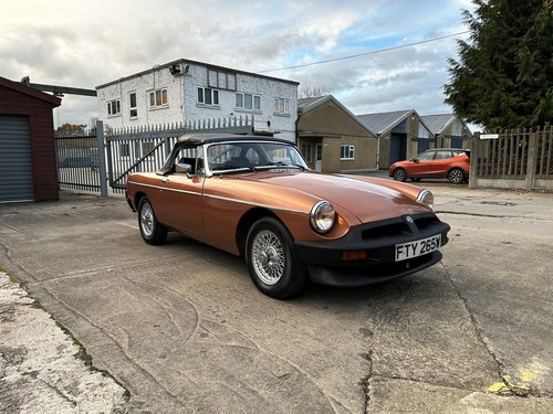 1981 MGB LE Roadster 58k miles, wire wheel car SOLD
