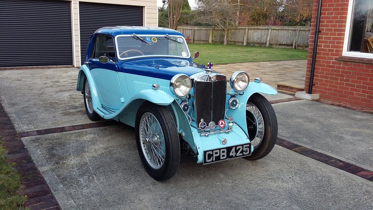 Car Type P 1934 MG P-Type Blue Manual, 4 speed Right Hand Drive in Sandown, United ...